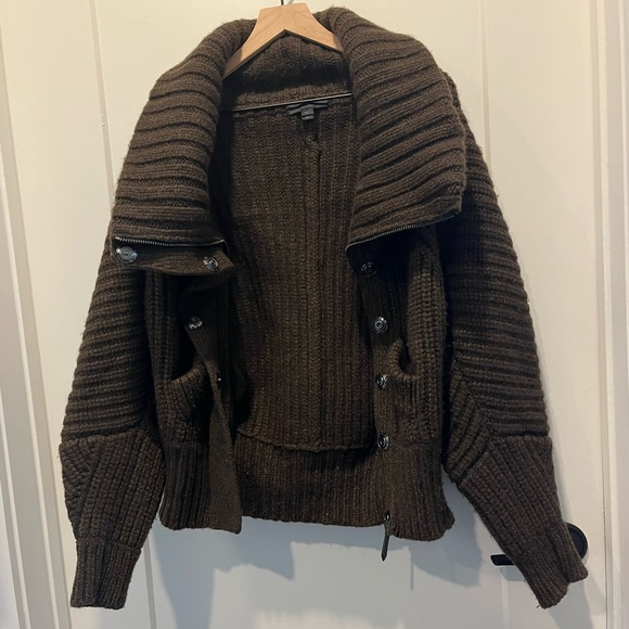 Burberry Prorsum Luxury Wool Zip-up Cardigan > Kindness Calloway - Picture 12 of 17